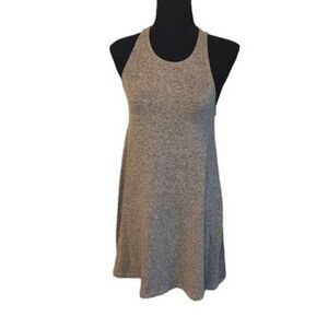 Abercrombie & Fitch Heathered Gray Halter Back Sleeveless Knit Dress Small